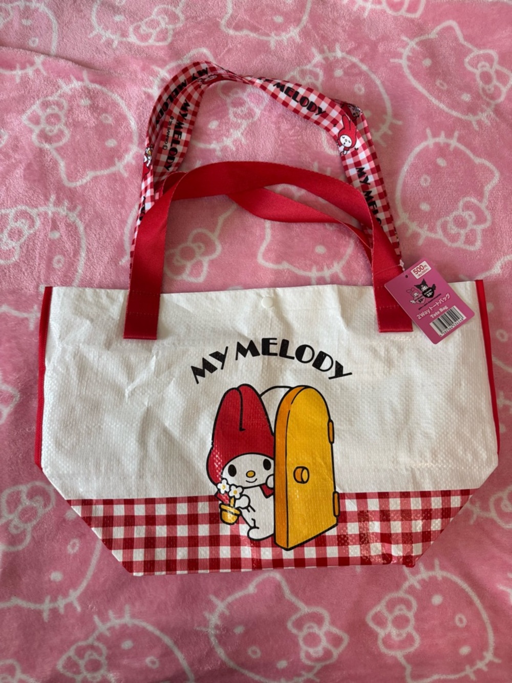 My Melody Red & Yellow Tote Bag - Sanrio BNWT